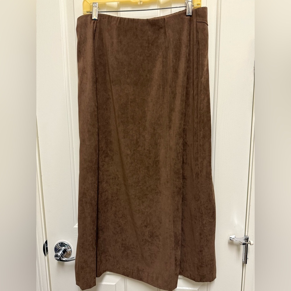 Sag Harbor Chocolate Brown Maxi Skirt